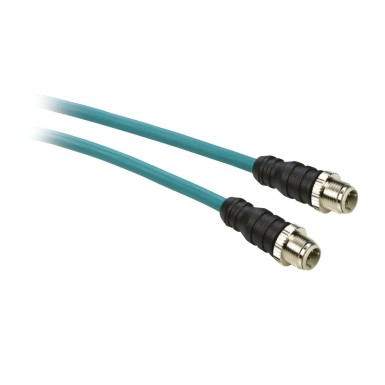 TCSECL1M1M3S2 - Ethernet copper cable for IP67 switch M12 connector 3 m - Schneider Electric - Ethernet copper cable for IP67 switch M12 connector 3 m - Schneider Electric - 0