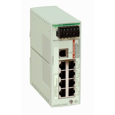 TCSESB083F23F0 - ConneXium Basic Managed Switch 8 ports for copper - Schneider Electric - ConneXium Basic Managed Switch 8 ports for copper - Schneider Electric - 0