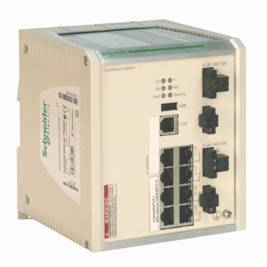 TCSESM083F23F1 - ConneXium Extended Managed Switch 8 ports for copper - Schneider Electric - ConneXium Extended Managed Switch 8 ports for copper - Schneider Electric - 0