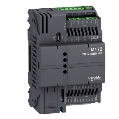 TM172OBM18R - Modicon M172 Optimized Blind 18 I/Os, Modbus - Schneider Electric - Modicon M172 Optimized Blind 18 I/Os, Modbus - Schneider Electric - 0