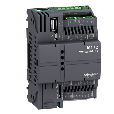 TM172PBG18R - Modicon M172 Performance Blind 18 I/Os, Ethernet, Modbus - Schneider Electric - Modicon M172 Performance Blind 18 I/Os, Ethernet, Modbus - Schneider Electric - 0