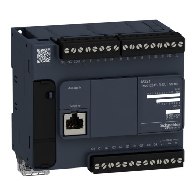 TM221C24T - Logic controller, Modicon M221, 24 IO transistor PNP - Schneider Electric - Logic controller, Modicon M221, 24 IO transistor PNP - Schneider Electric - 0