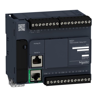 TM221CE24R - Logic controller, Modicon M221, 24 IO relay Ethernet - Schneider Electric - Logic controller, Modicon M221, 24 IO relay Ethernet - Schneider Electric - 0