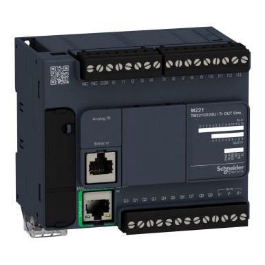 TM221CE24U - Logic controller, Modicon M221, 24io tr.npn ethernet - Schneider Electric - Logic controller, Modicon M221, 24io tr.npn ethernet - Schneider Electric - 0