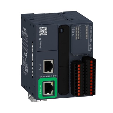 TM221ME16RG - Logic controller, Modicon M221, 16 IO relay Ethernet spring - Schneider Electric - Logic controller, Modicon M221, 16 IO relay Ethernet spring - Schneider Electric - 0