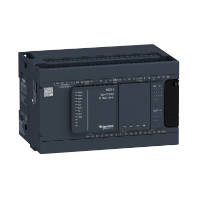 TM241C24U - Logic controller, Modicon M241, 24 IO transistor NPN - Schneider Electric - Logic controller, Modicon M241, 24 IO transistor NPN - Schneider Electric - 0