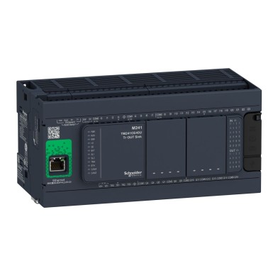 TM241CE40R - Logic controller, Modicon M241, 40 IO relay Ethernet - Schneider Electric - Logic controller, Modicon M241, 40 IO relay Ethernet - Schneider Electric - 0