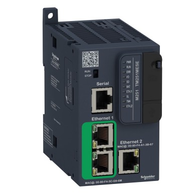 TM251MESE - Logic controller, Modicon M251, 2x Ethernet - Schneider Electric - Logic controller, Modicon M251, 2x Ethernet - Schneider Electric - 0