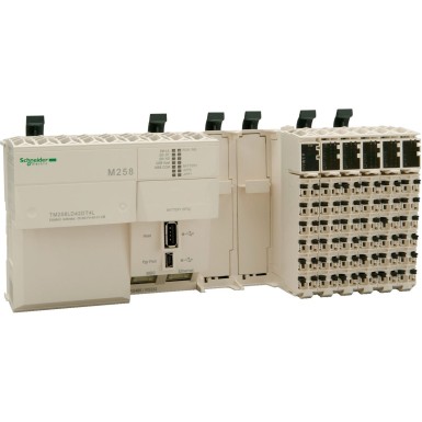 TM258LD42DT4L - Logic controller, Modicon M258, compact base 42 + 4 I/O, 24 V DC - Schneider Electric - Logic controller, Modicon M258, compact base 42 + 4 I/O, 24 V DC - Schneider Electric - 0