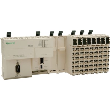 TM258LF66DT4L - Logic controller, Modicon M258, compact base 66 + 4 I/O, 24 V DC - Schneider Electric - Logic controller, Modicon M258, compact base 66 + 4 I/O, 24 V DC - Schneider Electric - 0