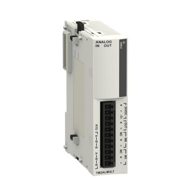 TM2ALM3LT - Input/output analog module, Modicon M238 logic controller, 2 inputs thermocouple/temp low level, 1 o - Schneider Electric - Input/output analog module, Modicon M238 logic controller, 2 inputs thermocouple/temp low level, 1 o - Schneider Electric - 0