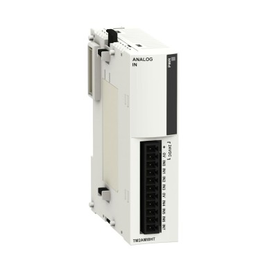 TM2AMI8HT - Analog input module, Modicon M238 logic controller, 8 inputs voltage/current, non differential - Schneider Electric - Analog input module, Modicon M238 logic controller, 8 inputs voltage/current, non differential - Schneider Electric - 0