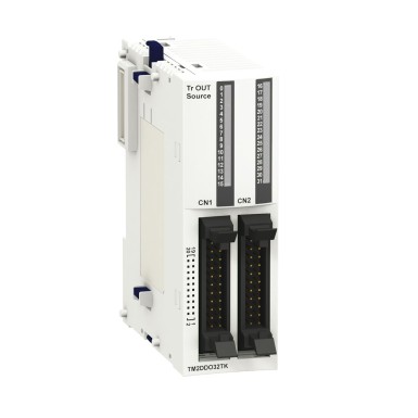 TM2DDO32TK - Discrete output module, Modicon M238 logic controller, 32 outputs 24 V transistor, 1 connector HE10 - Schneider Electric - Discrete output module, Modicon M238 logic controller, 32 outputs 24 V transistor, 1 connector HE10 - Schneider Electric - 0