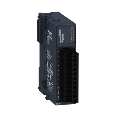 TM3DI8 - Discrete input module, Modicon TM3, 8 inputs (screw) 24 VDC - Schneider Electric - Discrete input module, Modicon TM3, 8 inputs (screw) 24 VDC - Schneider Electric - 0