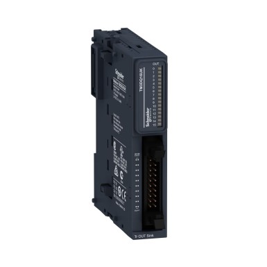 TM3DQ16UK - Discrete output module, Modicon TM3, 16 outputs transistor NPN (HE10) - Schneider Electric - Discrete output module, Modicon TM3, 16 outputs transistor NPN (HE10) - Schneider Electric - 0