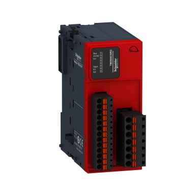 TM3SAC5RG - Safety module, Modicon TM3 Safety, 1 Function, Cat 3 PL d/SIL CL2 (spring) 24 VDC - Schneider Electric - Safety module, Modicon TM3 Safety, 1 Function, Cat 3 PL d/SIL CL2 (spring) 24 VDC - Schneider Electric - 0