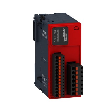 TM3SAF5RG - Safety module, Modicon TM3 Safety, 1 Function, Cat 4 PL e/SIL CL3 (spring) 24 VDC - Schneider Electric - Safety module, Modicon TM3 Safety, 1 Function, Cat 4 PL e/SIL CL3 (spring) 24 VDC - Schneider Electric - 0