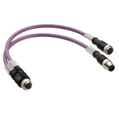 TM7ACYCJ - CANopen bus cable, Modicon TM7, CAN Y with 2 x M12 conectors - Schneider Electric - CANopen bus cable, Modicon TM7, CAN Y with 2 x M12 conectors - Schneider Electric - 0