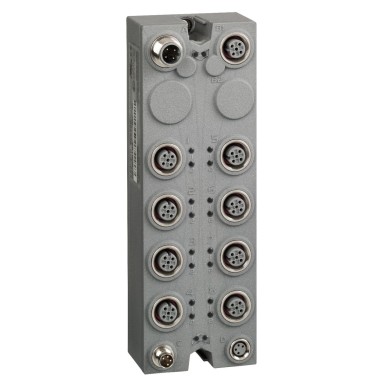 TM7BDI16A - Discrete I/O expansion block, Modicon TM7, IP67, 16 DI, 24 V DC, M12 connector - Schneider Electric - Discrete I/O expansion block, Modicon TM7, IP67, 16 DI, 24 V DC, M12 connector - Schneider Electric - 0