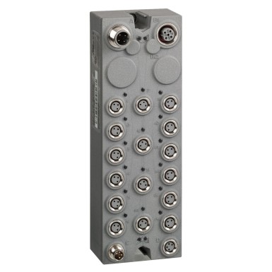 TM7BDI16B - Discrete I/O expansion block, Modicon TM7, IP67, 16 DI, 24 V DC, M8 connector - Schneider Electric - Discrete I/O expansion block, Modicon TM7, IP67, 16 DI, 24 V DC, M8 connector - Schneider Electric - 0