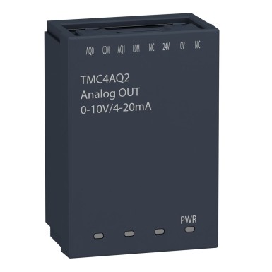 TMC4AQ2 - Analogue output cartridge, Modicon M241, 2 analog outputs - Schneider Electric - Analogue output cartridge, Modicon M241, 2 analog outputs - Schneider Electric - 0