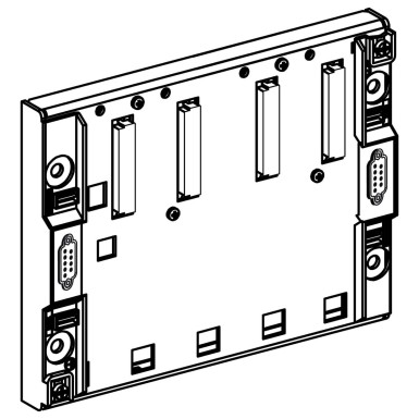 TSXRKY4EX - Extendable rack for multiracks configuration 4 slots IP20 - Schneider Electric - Extendable rack for multiracks configuration 4 slots IP20 - Schneider Electric - 0