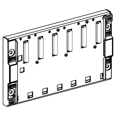 TSXRKY6 - Nonextendable rack for single rack configuration 6 slots IP20 - Schneider Electric - Nonextendable rack for single rack configuration 6 slots IP20 - Schneider Electric - 0