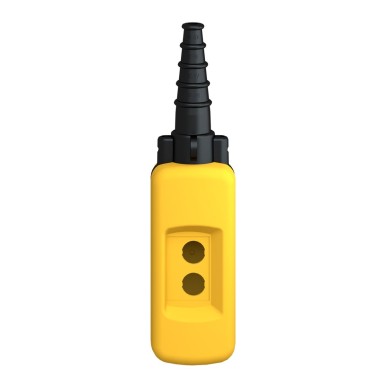 XACA02H7 - Harmony XAC, Empty pendant control station, plastic, yellow, 2 cutouts, UL/CSA certified - Schneider Electric - Harmony XAC, Empty pendant control station, plastic, yellow, 2 cutouts, UL/CSA certified - Schneider Electric - 2