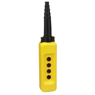 XACA04H7 - Harmony XAC, Empty pendant control station, plastic, yellow, 4 cutouts, UL/CSA certified - Schneider Electric - Harmony XAC, Empty pendant control station, plastic, yellow, 4 cutouts, UL/CSA certified - Schneider Electric - 0