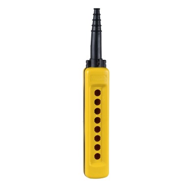 XACA08 - Harmony XAC, Empty pendant control station, plastic, yellow, 8 cutouts - Schneider Electric - Harmony XAC, Empty pendant control station, plastic, yellow, 8 cutouts - Schneider Electric - 0