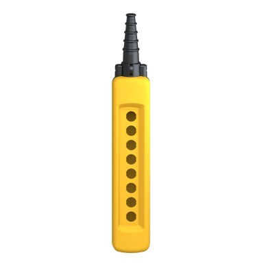 XACA08 - Harmony XAC, Empty pendant control station, plastic, yellow, 8 cutouts - Schneider Electric - Harmony XAC, Empty pendant control station, plastic, yellow, 8 cutouts - Schneider Electric - 1