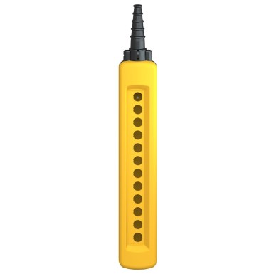 XACA12 - Harmony XAC, Empty pendant control station, plastic, yellow, 12 cutouts - Schneider Electric - Harmony XAC, Empty pendant control station, plastic, yellow, 12 cutouts - Schneider Electric - 3