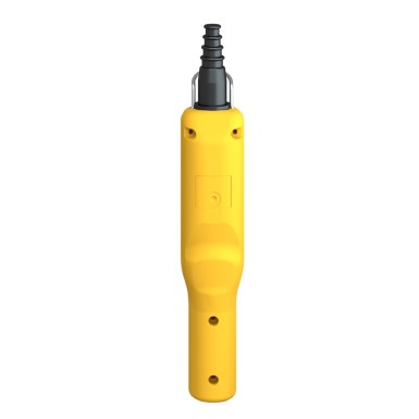 XACA2013 - Harmony XAC, Pendant control station, plastic, yellow, pistol grip, 2 push buttons with 1 NO, 1 emer - Schneider Electric - Harmony XAC, Pendant control station, plastic, yellow, pistol grip, 2 push buttons with 1 NO, 1 emer - Schneider Electric - 2