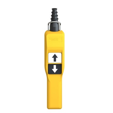 XACA205 - Harmony XAC, Pendant control station, plastic, yellow, pistol grip, 2 push buttons with NO + NC - Schneider Electric - Harmony XAC, Pendant control station, plastic, yellow, pistol grip, 2 push buttons with NO + NC - Schneider Electric - 1