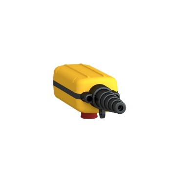 XACA2713 - Harmony XAC, Pendant control station, plastic, yellow, 2 push buttons with 1 NO, 1 emergency stop NC - Schneider Electric - Harmony XAC, Pendant control station, plastic, yellow, 2 push buttons with 1 NO, 1 emergency stop NC - Schneider Electric - 6