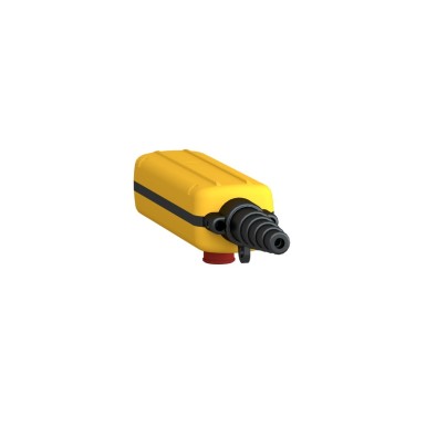 XACA4813 - Harmony XAC, Pendant control station, plastic, yellow, 4 push buttons with NO + NC, 1 emergency stop - Schneider Electric - Harmony XAC, Pendant control station, plastic, yellow, 4 push buttons with NO + NC, 1 emergency stop - Schneider Electric - 3