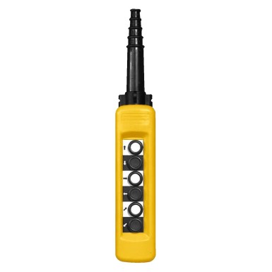 XACA671 - Harmony XAC, Pendant control station, Harmony XAC, plastic, yellow 6 push buttons with 1 NO - Schneider Electric - Harmony XAC, Pendant control station, Harmony XAC, plastic, yellow 6 push buttons with 1 NO - Schneider Electric - 0