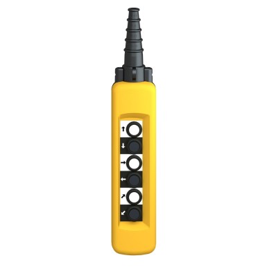 XACA681 - Harmony XAC, Pendant control station, plastic, yellow, 6 push buttons with NO + NC - Schneider Electric - Harmony XAC, Pendant control station, plastic, yellow, 6 push buttons with NO + NC - Schneider Electric - 4