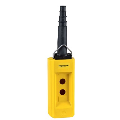 XACB02 - Harmony XAC, Empty pendant control station, plastic, yellow, 2 cutouts, for cable ? 10?¦22 mm - Schneider Electric - Harmony XAC, Empty pendant control station, plastic, yellow, 2 cutouts, for cable ? 10?¦22 mm - Schneider Electric - 0