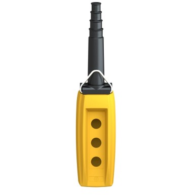 XACB020 - Harmony XAC, Empty pendant control station, plastic, yellow, 2 cutouts, for cable ? 7?¦13 mm - Schneider Electric - Harmony XAC, Empty pendant control station, plastic, yellow, 2 cutouts, for cable ? 7?¦13 mm - Schneider Electric - 1