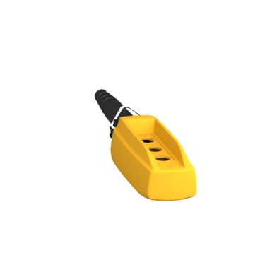 XACB030 - Harmony XAC, Empty pendant control station, plastic, yellow, 3 cutouts, for cable ? 7?¦13 mm - Schneider Electric - Harmony XAC, Empty pendant control station, plastic, yellow, 3 cutouts, for cable ? 7?¦13 mm - Schneider Electric - 3