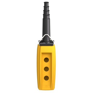 XACB030 - Harmony XAC, Empty pendant control station, plastic, yellow, 3 cutouts, for cable ? 7?¦13 mm - Schneider Electric - Harmony XAC, Empty pendant control station, plastic, yellow, 3 cutouts, for cable ? 7?¦13 mm - Schneider Electric - 5