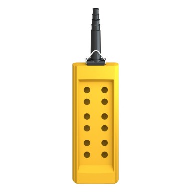 XACB12 - Harmony XAC, Empty pendant control station, plastic, yellow, 12 cutouts, for cable ? 10?¦22 mm - Schneider Electric - Harmony XAC, Empty pendant control station, plastic, yellow, 12 cutouts, for cable ? 10?¦22 mm - Schneider Electric - 1