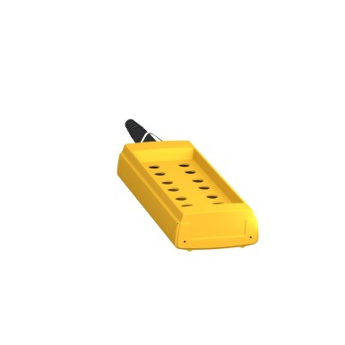 XACB1215 - Harmony XAC, Empty pendant control station, plastic, yellow, 12 cutouts, for cable ? 10?¦22 mm - Schneider Electric - Harmony XAC, Empty pendant control station, plastic, yellow, 12 cutouts, for cable ? 10?¦22 mm - Schneider Electric - 6