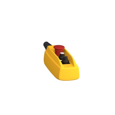 XACB3201 - Harmony XAC, Pendant control station, plastic, yellow, 2 push buttons, 1 emergency stop - Schneider Electric - Harmony XAC, Pendant control station, plastic, yellow, 2 push buttons, 1 emergency stop - Schneider Electric - 5