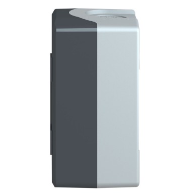 XALD02 - Empty enclosure, Harmony XALD, XALK, plastic, dark grey lid, for push button 22mm, 2 cut outs - Schneider Electric - Empty enclosure, Harmony XALD, XALK, plastic, dark grey lid, for push button 22mm, 2 cut outs - Schneider Electric - 2