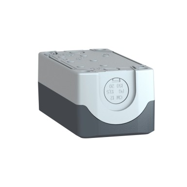 XALD03 - Empty control station, Harmony XALD, XALK, plastic, dark grey lid, light grey base, 3 cut out - Schneider Electric - Empty control station, Harmony XALD, XALK, plastic, dark grey lid, light grey base, 3 cut out - Schneider Electric - 5