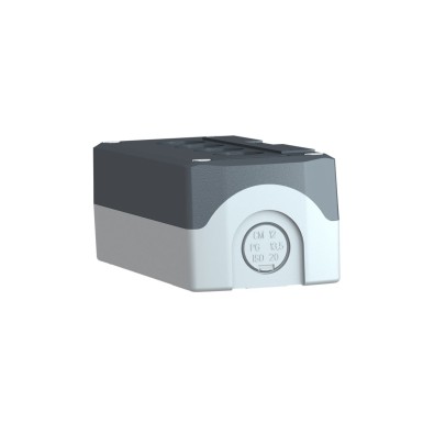 XALD04 - Empty control station, Harmony XALD, XALK, plastic, dark grey lid, light grey base, 4 cut out - Schneider Electric - Empty control station, Harmony XALD, XALK, plastic, dark grey lid, light grey base, 4 cut out - Schneider Electric - 2