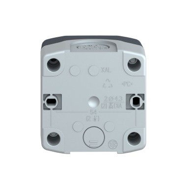 XALD101 - Harmony XALD, XALK, Control station, plastic, dark grey, 1 green flush push button, Ш22, spring return, 1 NO, legend holder marked MARCHE - Schneider Electric - Harmony XALD, XALK, Control station, plastic, dark grey, 1 green flush push button, Ш22, spring return, 1 NO, legend holder marked MARCHE - Schneider Electric - 3