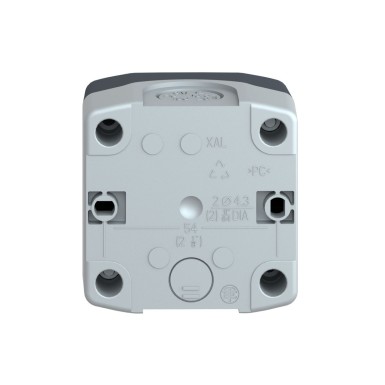 XALD102E - Harmony XALD, XALK, Control station, plastic, dark grey, 1 green flush push button marked I, Ш22, spring return, 1 NO + 1 NC - Schneider Electric - Harmony XALD, XALK, Control station, plastic, dark grey, 1 green flush push button marked I, Ш22, spring return, 1 NO + 1 NC - Schneider Electric - 1